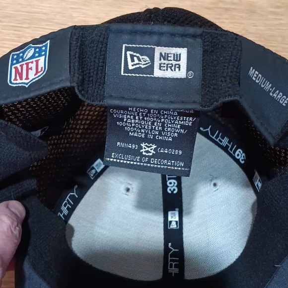 Raiders Gray and Black Cap - Picture 11 of 12